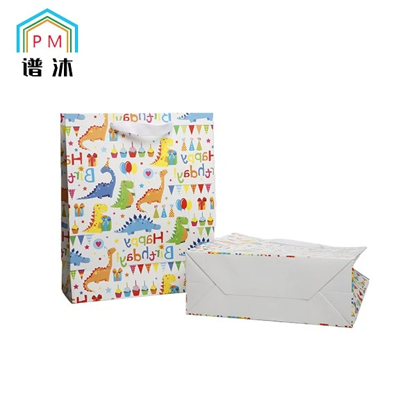 Large White Paper Shopping Bags